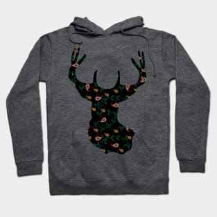 Christmas Deer | Holly Paisley | Cherie's Art (c)2020 Hoodie